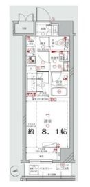 ディアレイシャス港区海岸 3階 間取り図