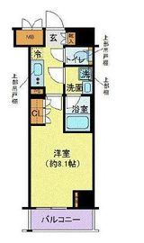 ディアレイシャス港区海岸 9階 間取り図