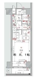 ディアレイシャス港区海岸 9階 間取り図