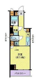 ディアレイシャス港区海岸 2階 間取り図