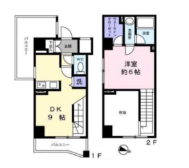 アーバンファースト神楽坂 10階 間取り図