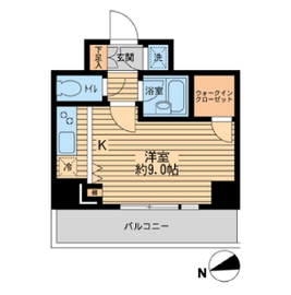 HF早稲田レジデンス2 401 間取り図