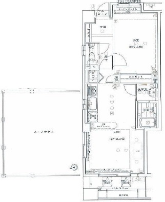 アクシアフォレスタ麻布 6階 間取り図