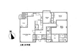 チェルシーガーデン A201 間取り図
