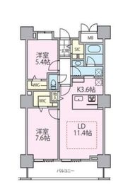 ロイヤルパークスタワー南千住 1510 間取り図