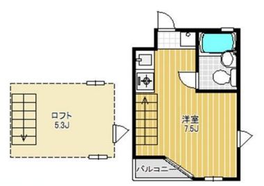 八雲ハウス 201 間取り図