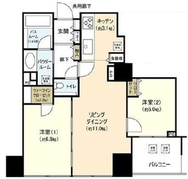 シティタワーズ豊洲ザ・ツイン ノースタワー 28階 間取り図