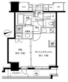 アリビオーレ神楽坂シティタワー 13階 間取り図