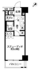 グランスイート銀座レスティモナーク 13階 間取り図