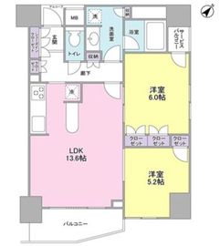 LaSante五反田 409 間取り図