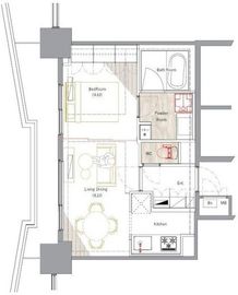 LaSante五反田 1002 間取り図