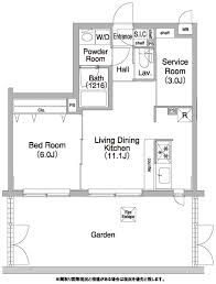 コンフォリア学芸大学 107 間取り図