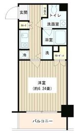 ノナプレイス渋谷富ヶ谷 403 間取り図