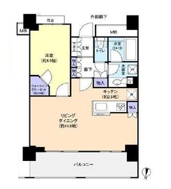 アーバンドックパークシティ豊洲タワー 5階 間取り図