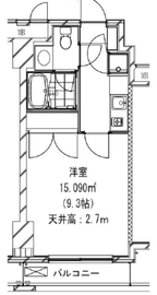 ヒルサイド御殿山 602 間取り図