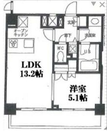 カスタリア門前仲町2 401 間取り図