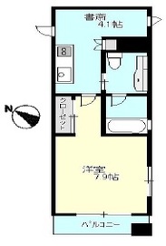 KDXレジデンス森下千歳 306 間取り図