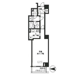 恵比寿ガーデンテラス弐番館 1305 間取り図