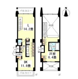 N3ユニテ 601 間取り図