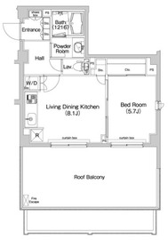 コンフォリア神楽坂 601 間取り図