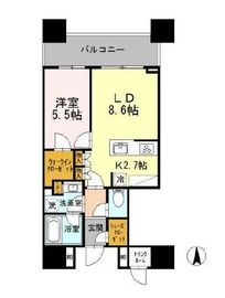 パークシティ大崎 ザ タワー 20階 間取り図