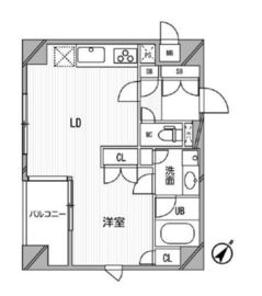 フロンティアテラス目黒 207 間取り図