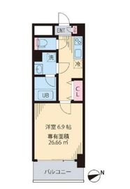 モンテヴェルデ神楽坂 303 間取り図