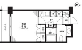 オーキッドレジデンス神楽坂 5F1 間取り図