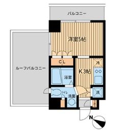 エスティメゾン武蔵小山 503 間取り図