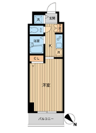 HF東神田レジデンス 904 間取り図