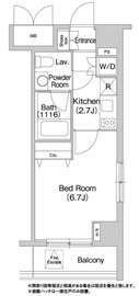 コンフォリア豊洲 215 間取り図