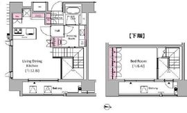 オリーブ麻布十番 302 間取り図