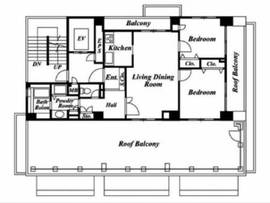 創翔館 501 間取り図