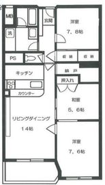 麹町三番町マンション 9階 間取り図