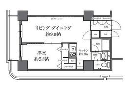 HF駒沢公園レジデンスタワー 803 間取り図