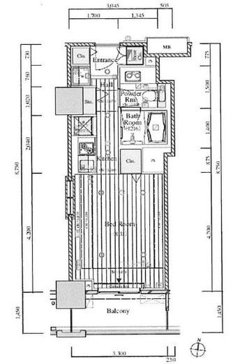 レグノ・セレーノ 7階 間取り図