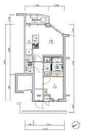 ディームス初台1 101 間取り図