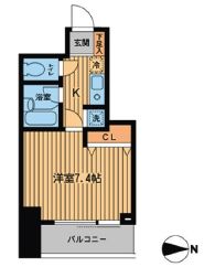 レジデンス西新宿スクエア 803 間取り図