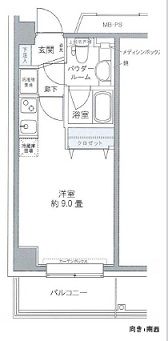 プライムアーバン豊洲 201 間取り図