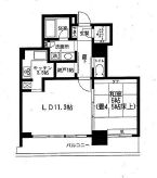 池袋パークタワー 10階 間取り図