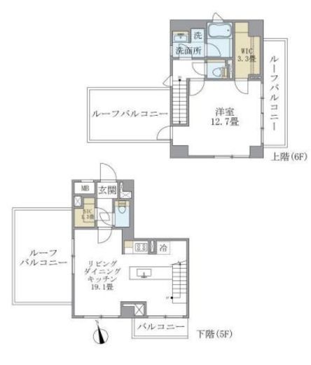 J.リヴェール学芸大学 501 間取り図
