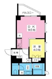 シティスパイア若松町 402 間取り図