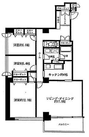 リバージュ品川 903 間取り図