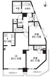 レジディア三軒茶屋2 603 間取り図