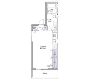 日本橋三越前アムフラット壱番館 210 間取り図