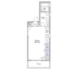 日本橋三越前アムフラット壱番館 210 間取り図