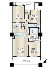 ブリリア有明シティタワー 30階 間取り図