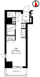 エスコート麻布十番 11階 間取り図