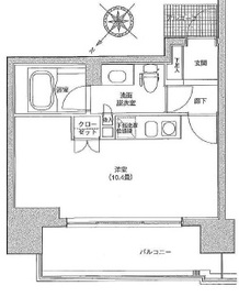 ファミールグラン銀座4丁目オーセンティア 7階 間取り図