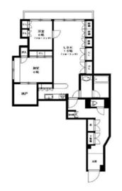 飯倉ヒルズ 8階 間取り図